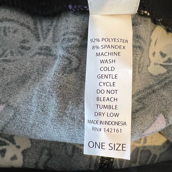 New Lularoe OS Bicycle Bike print leggings One Size - Picture 6 of 6